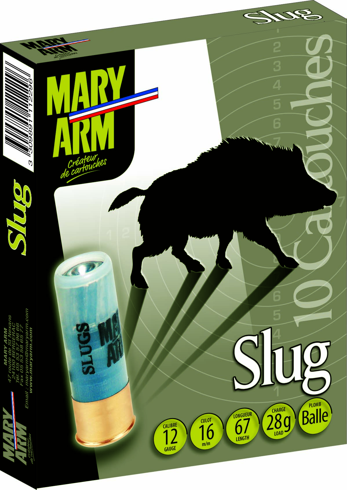 MARY ARM SLUG 28gr